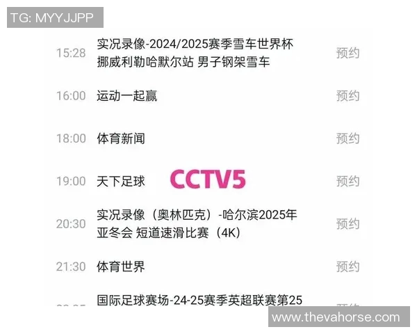 CCTV5赛事直播安排：科学排期，丰富观众体验